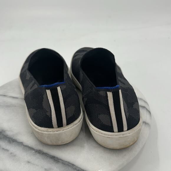 Rothy's Black and Blue Camo Sneakers - Picture 10 of 10